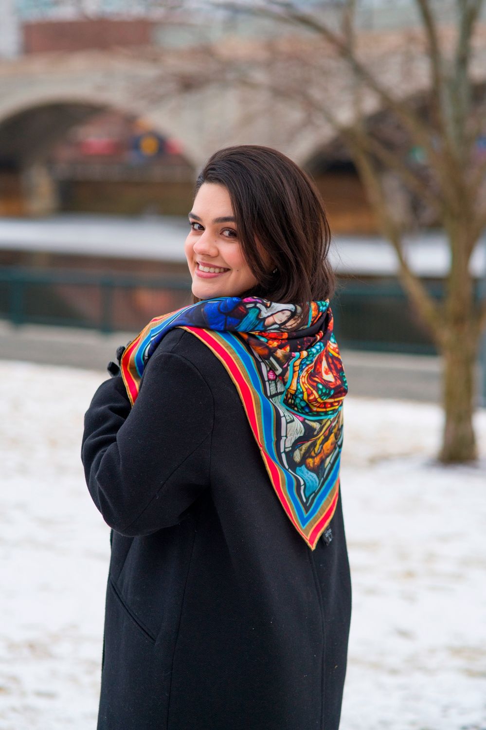 Scarf | Stained Glass Square | [DM004]