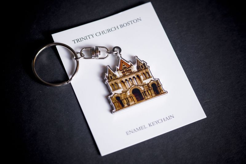Enamel Keychain| Trinity Church | [MPB02]