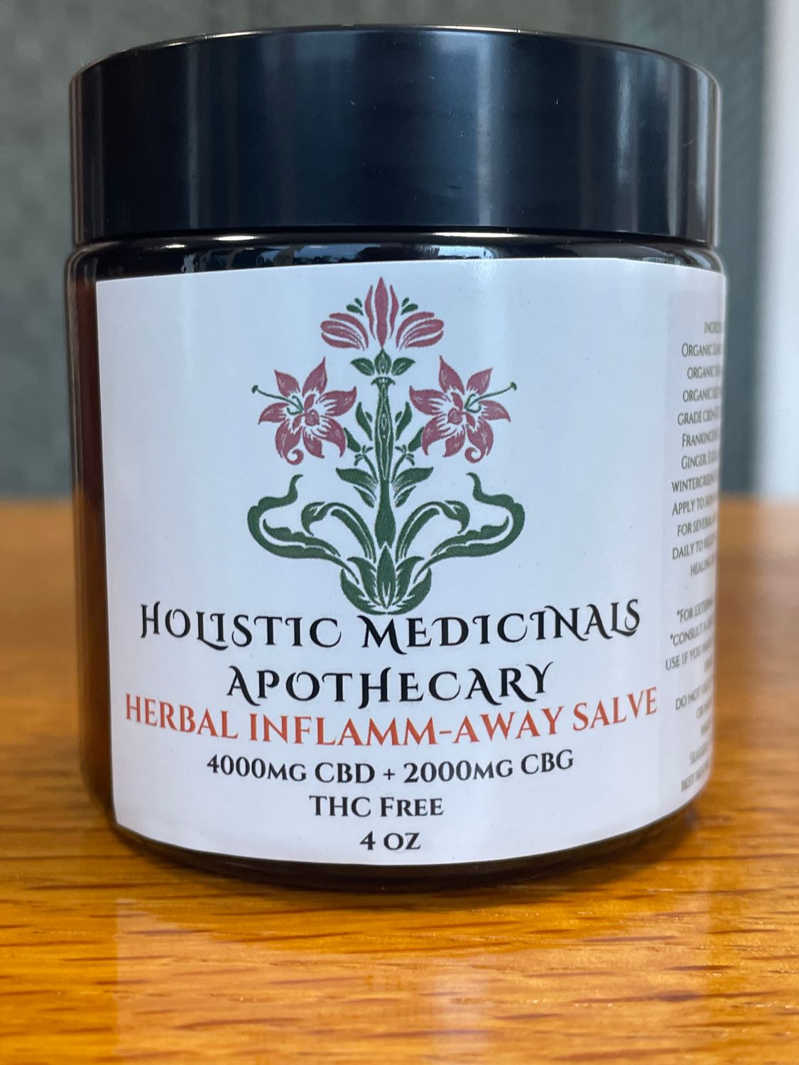 Inflamm-away CBD+CBG Salve