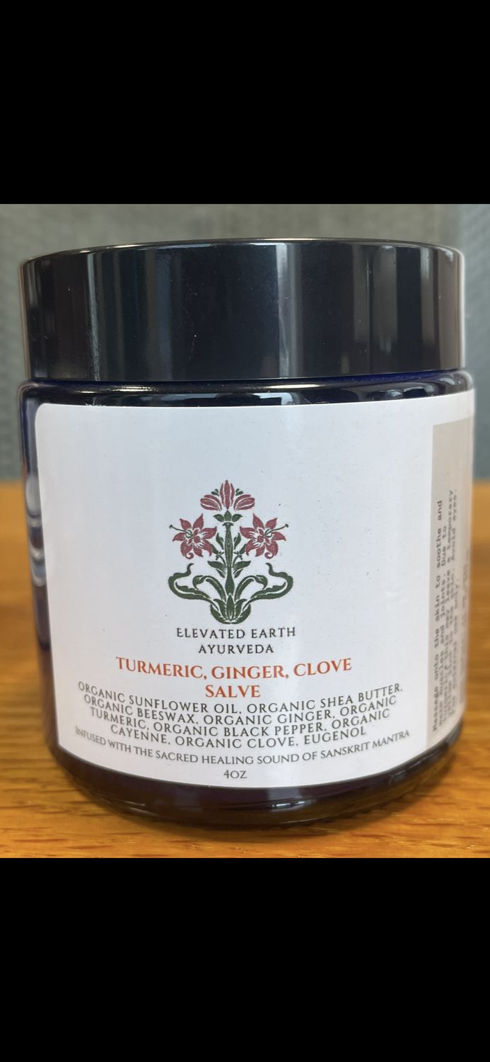 Turmeric, Ginger, Clove Salve