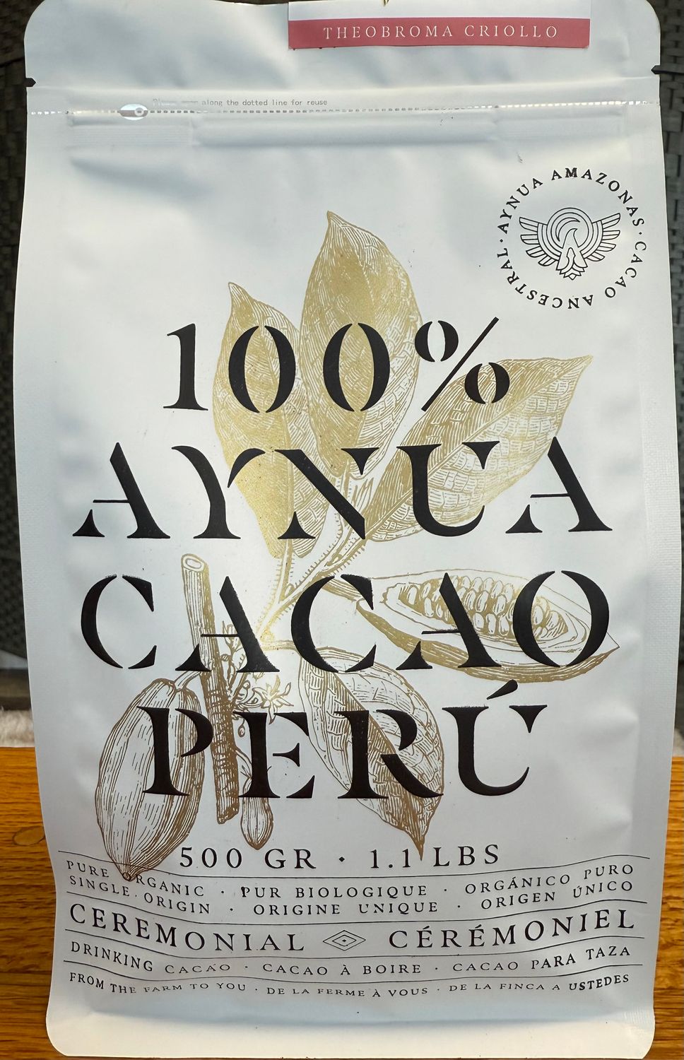 100% Ceremonial Cacao