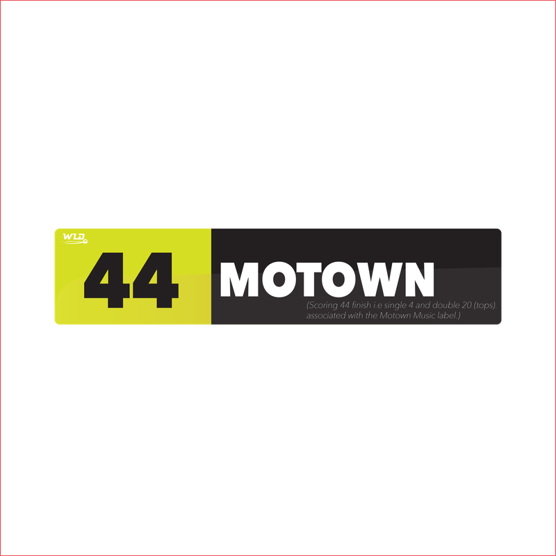 DARTS Slang Help Signs (44 MOTOWN)