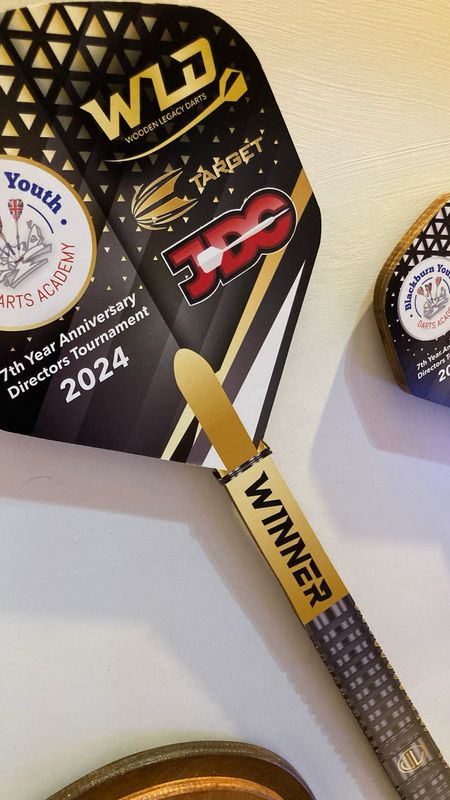 GOLD & SILVER AWARD Wooden Darts