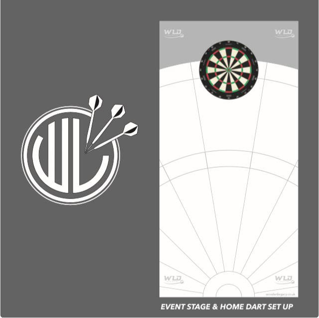Legacy Pro Darts Backdrop FULL Vinyl roll Custom
