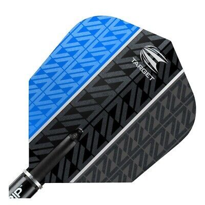 VAPOR 8 BLACK WITH BLUE RINGS STEEL TIP DARTS BY TARGET - VAPOR8