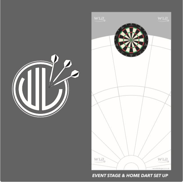 Legacy Pro Darts Backdrop BOARDS (FOAMEX) Custom