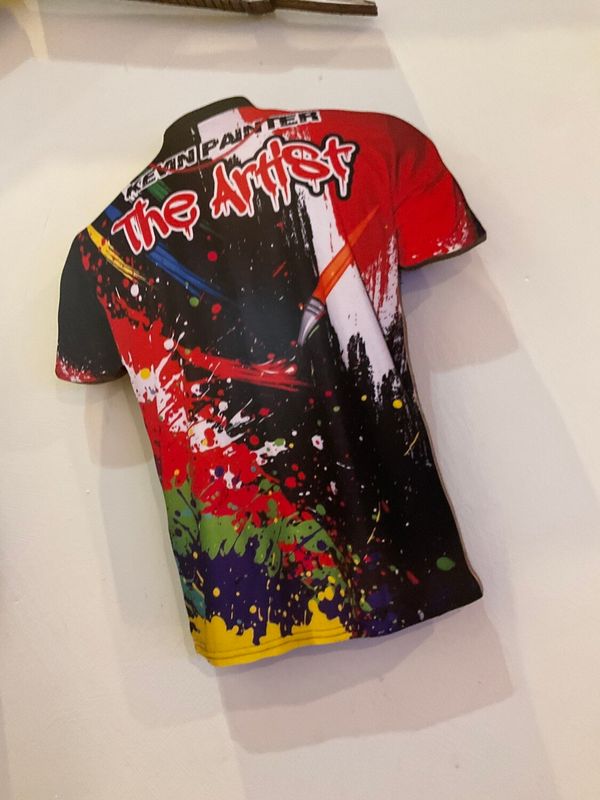 Kevin "The Artist" Painter Wooden Shirt