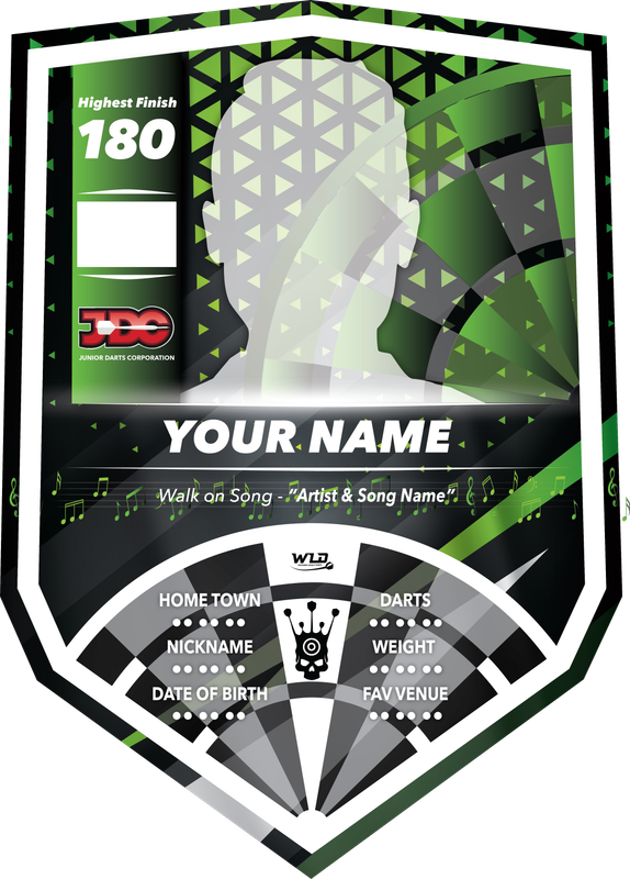 LEGACY JUNIOR 🟢 GREEN PLAYER PLAQUE