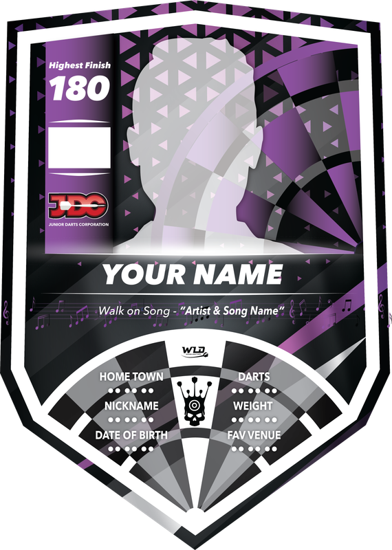 LEGACY JUNIOR 🟣 PURPLE PLAYER PLAQUE
