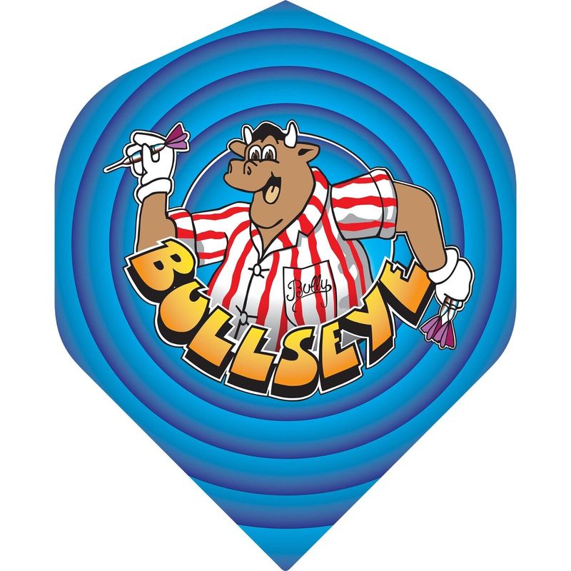 Bullseye Dart Flights | 100 Micron Premium Extra Strong Standard No2 Flight