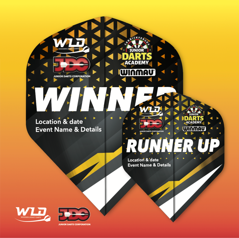 Carrickfergus JDC​ Event Wooden Flights (Bespoke)