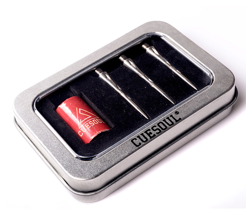 CUESOUL 34.5MM 2BA Titanium (DIAMOND GROOVED) Conversion Steel Tip Points For Darts