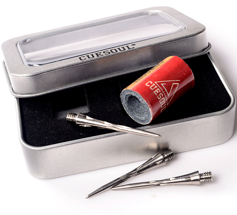 CUESOUL 34.5MM 2BA Titanium (DIAMOND GROOVED) Conversion Steel Tip Points For Darts