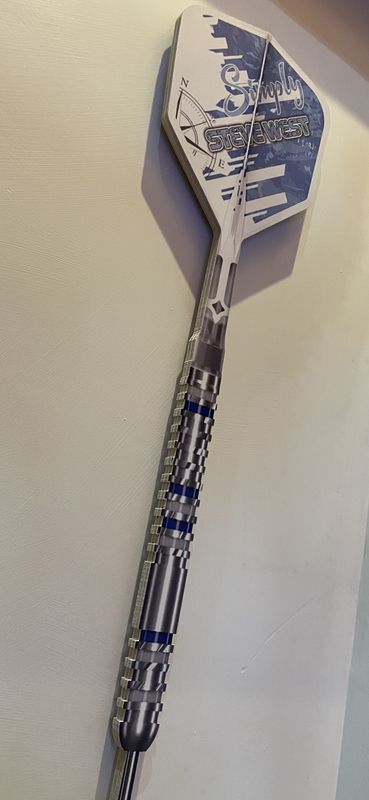 Steve "SIMPLY" West Wooden Display Dart