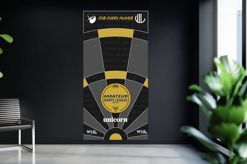 ADL Custom Branded Dart Stage Backdrop