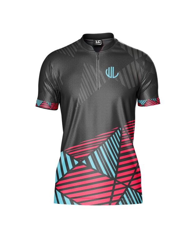 Legacy Clothing : Dart Player Shirt TEAL/RED