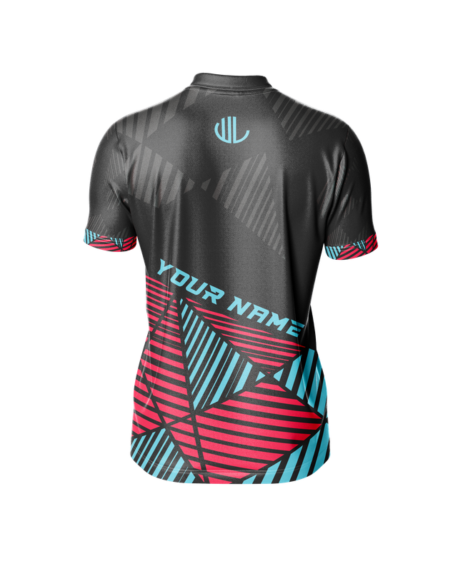 Legacy Clothing : Dart Player Shirt TEAL/RED