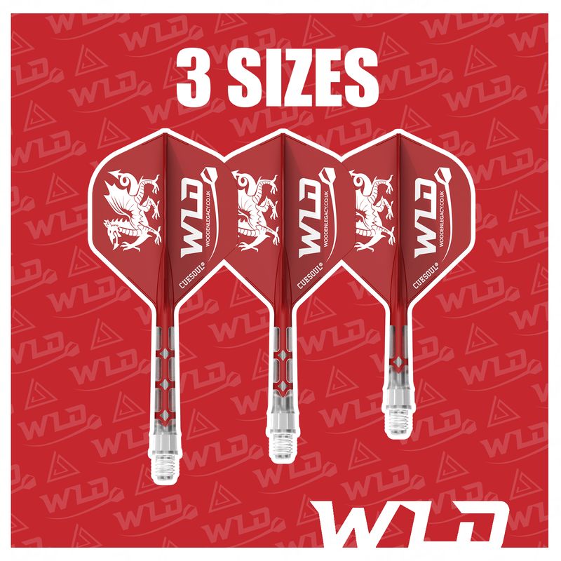 WALES WLD ROST T19 INTEGRATED DART SHAFT AND FLIGHTS - STANDARD FLIGHT