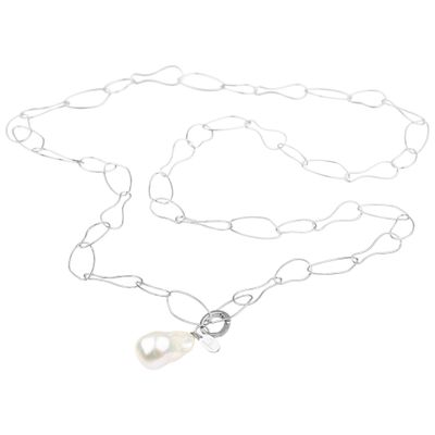 Gliederkette SARAYU mit (Süßwasser-) Barockperle Gliederkette SARAYU mit (Süßwasser-) Barockperle