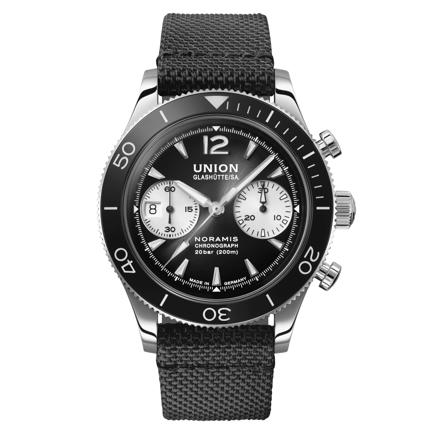 Union Glashütte Noramis Chronograph Sport Anthrazit Textil Union Glashütte Noramis Chronograph Sport Anthrazit Textil