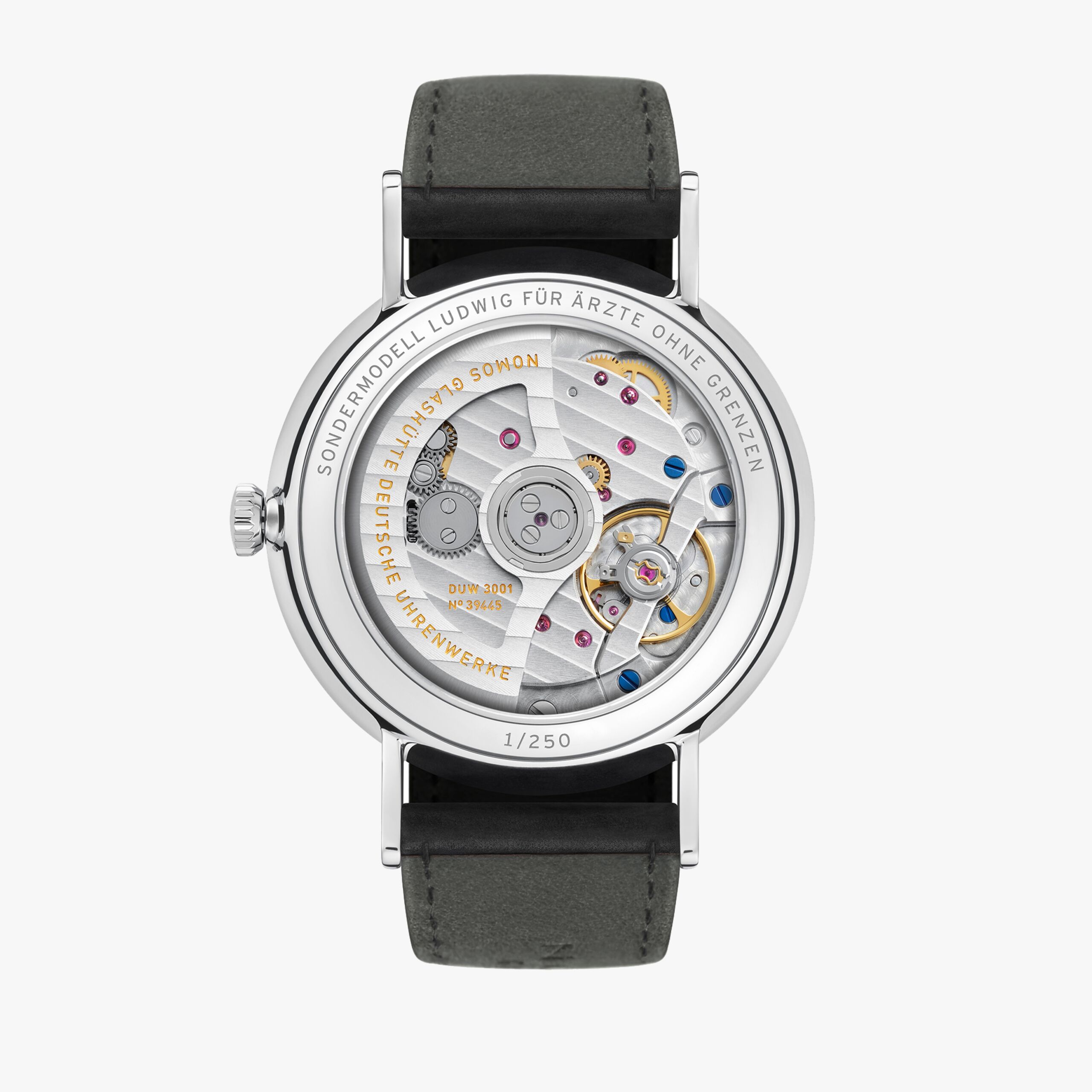 NOMOS Ludwig neomatik 39 für Ärzte ohne Grenzen