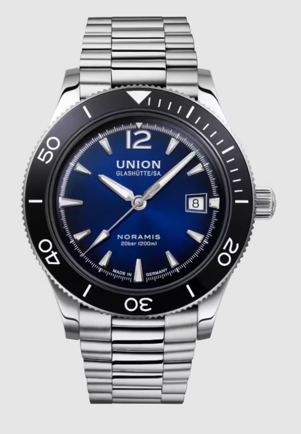 Union Glashütte Noramis Datum Sport Blau Edelstahl Union Glashütte Noramis Datum Sport Blau Edelstahl