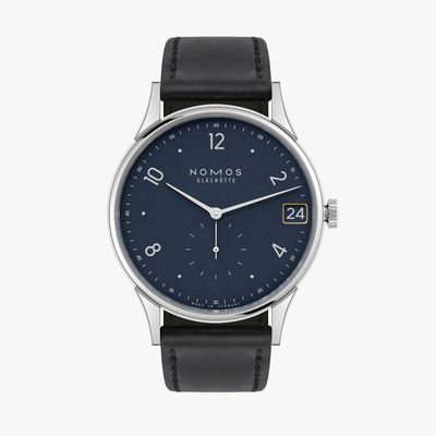 NOMOS Minimatik 39 Datum blau NOMOS Minimatik 39 Datum blau