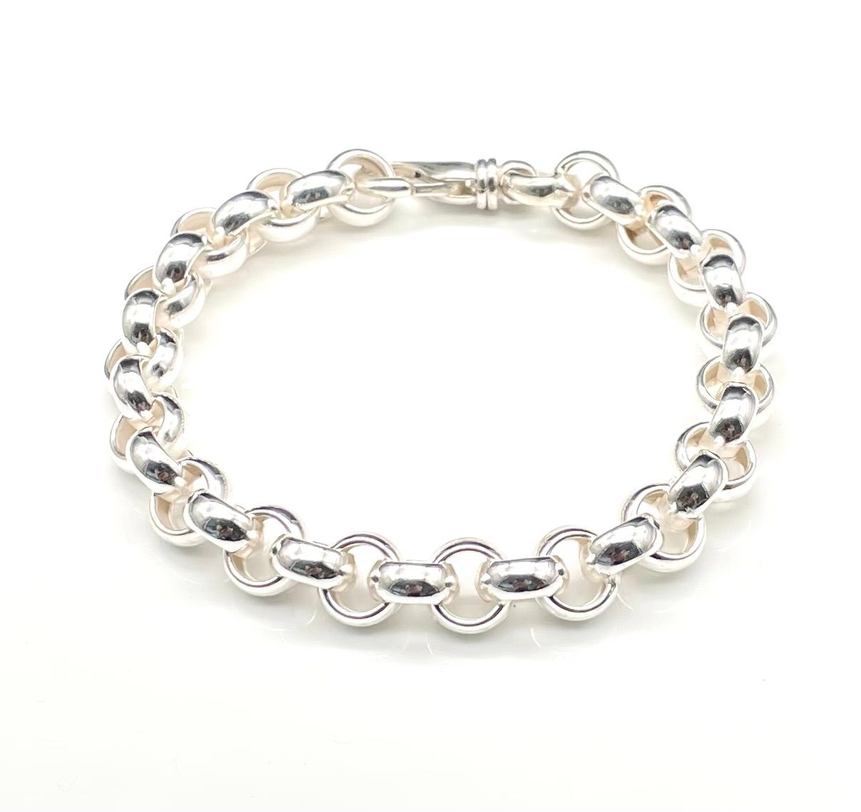 Armband 925/- Sterlingsilber Erbsmuster