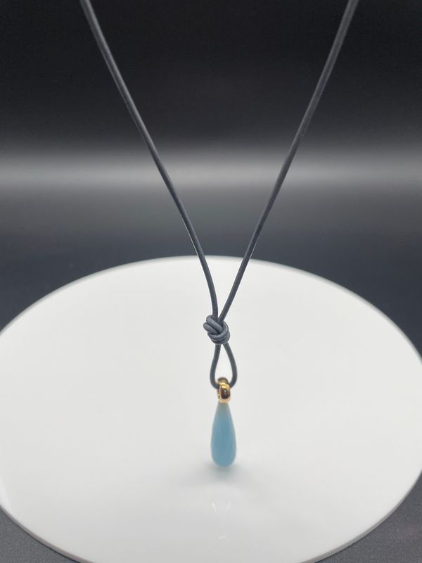 Anhänger 585/- Aquamarin