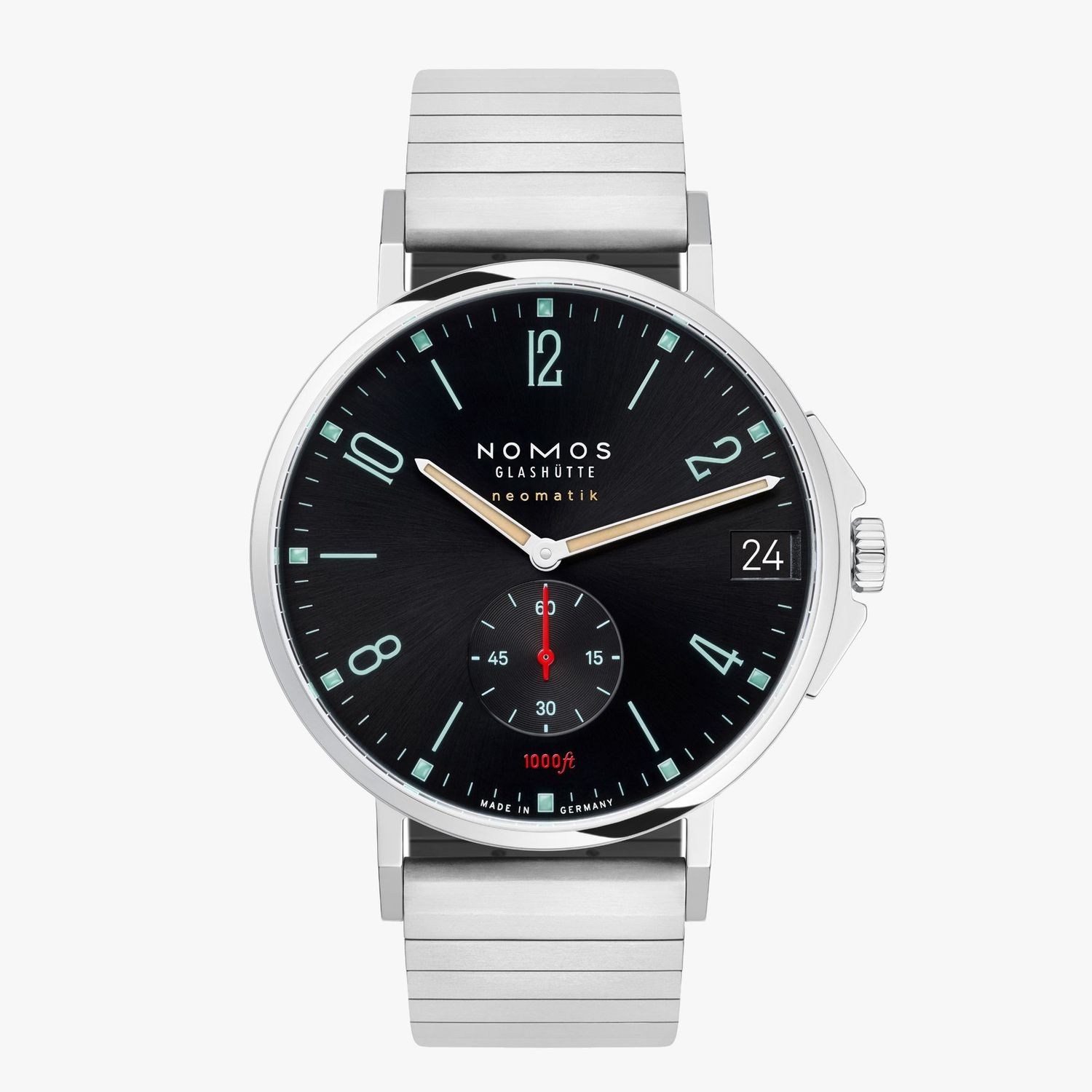 NOMOS Tangente Sport Datum blauschwarz Glasboden NOMOS Tangente Sport Datum blauschwarz Glasboden