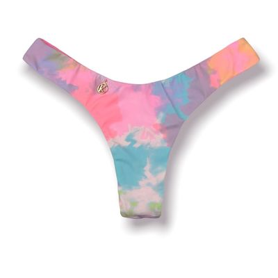Eva Tie Dye Thong | Reversible Yogurt Pink | Hang Glider Style