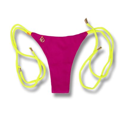 Tanga Cora Pink Twist | Bicolor | Lazo Fino