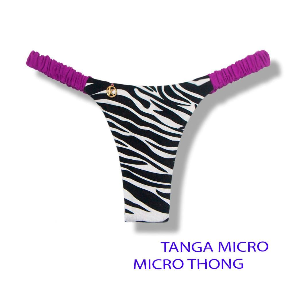 Flora Zebra Thong