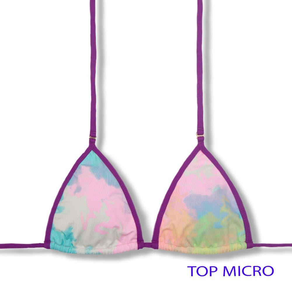 Mila Tie Dye Top | Micro Curtain