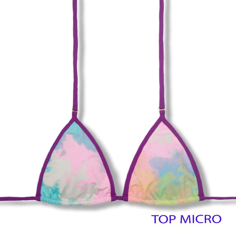 Mila Tie Dye Top | Micro Curtain