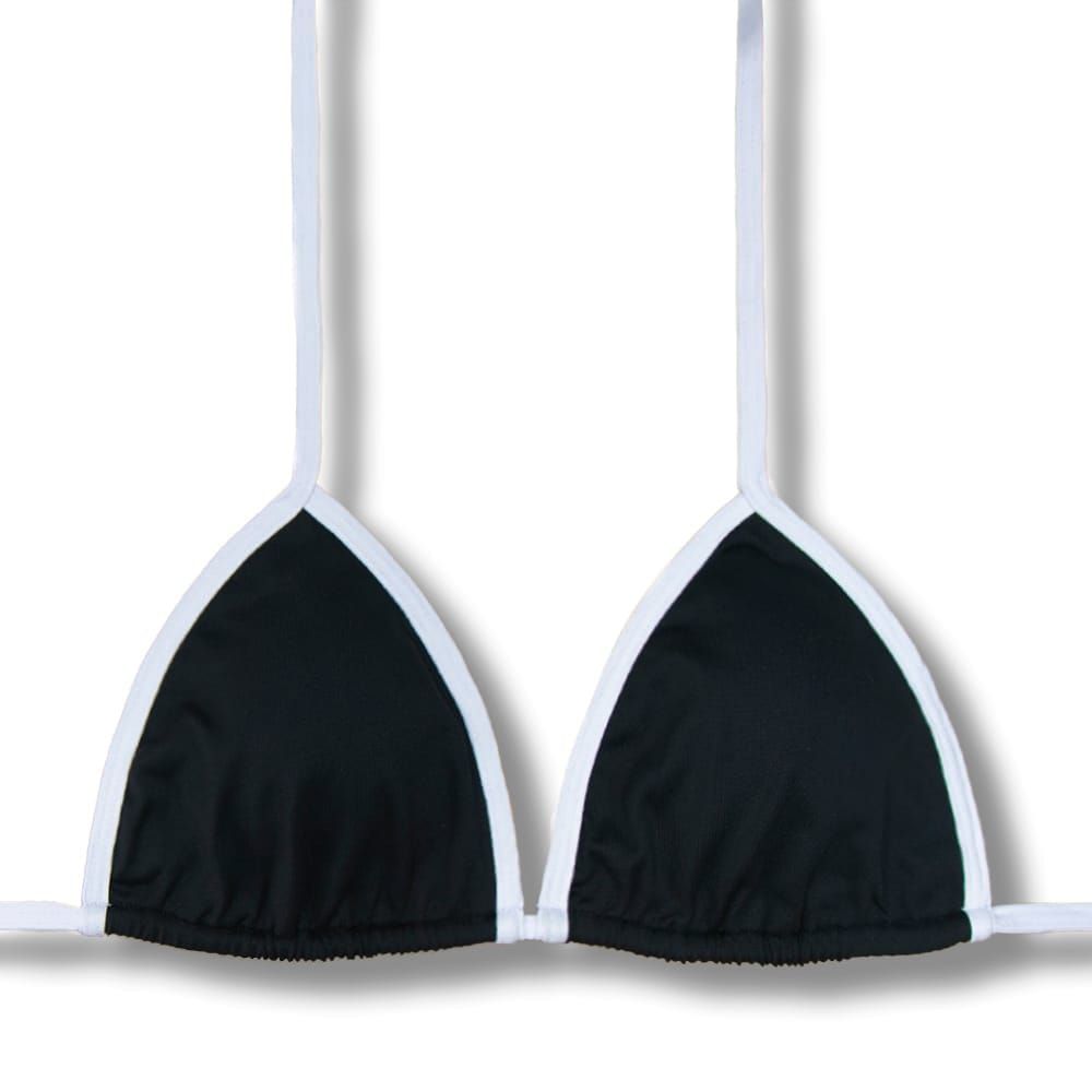 Mara White and Black with White Top | Triangle