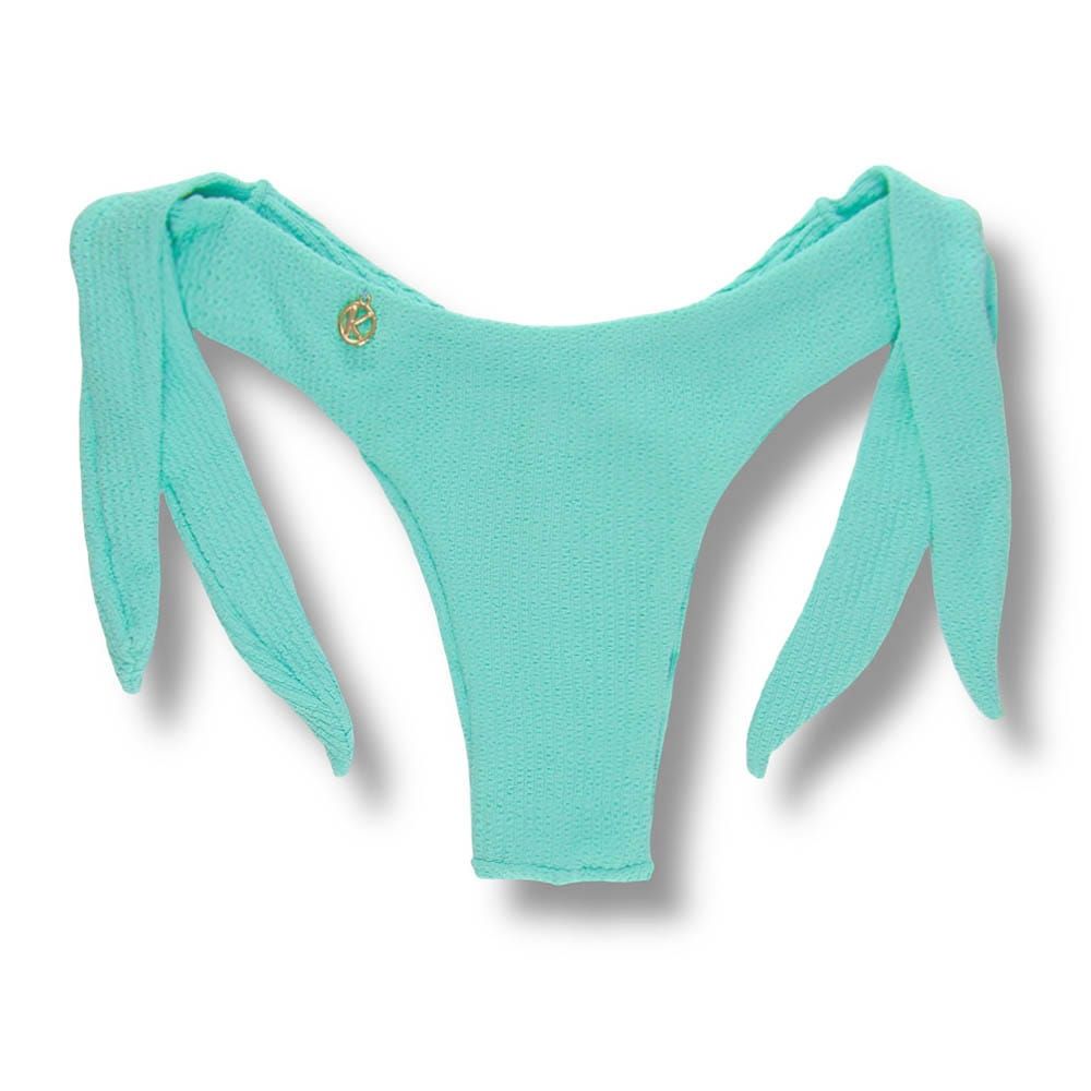 Mora Mint Thong | Wide Tie on the Side
