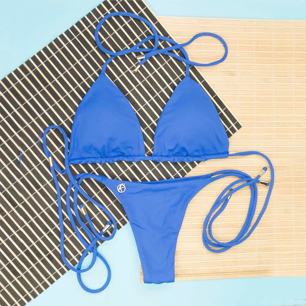Cobalt Blue Bikini Set | Lua Top + Cora Thong