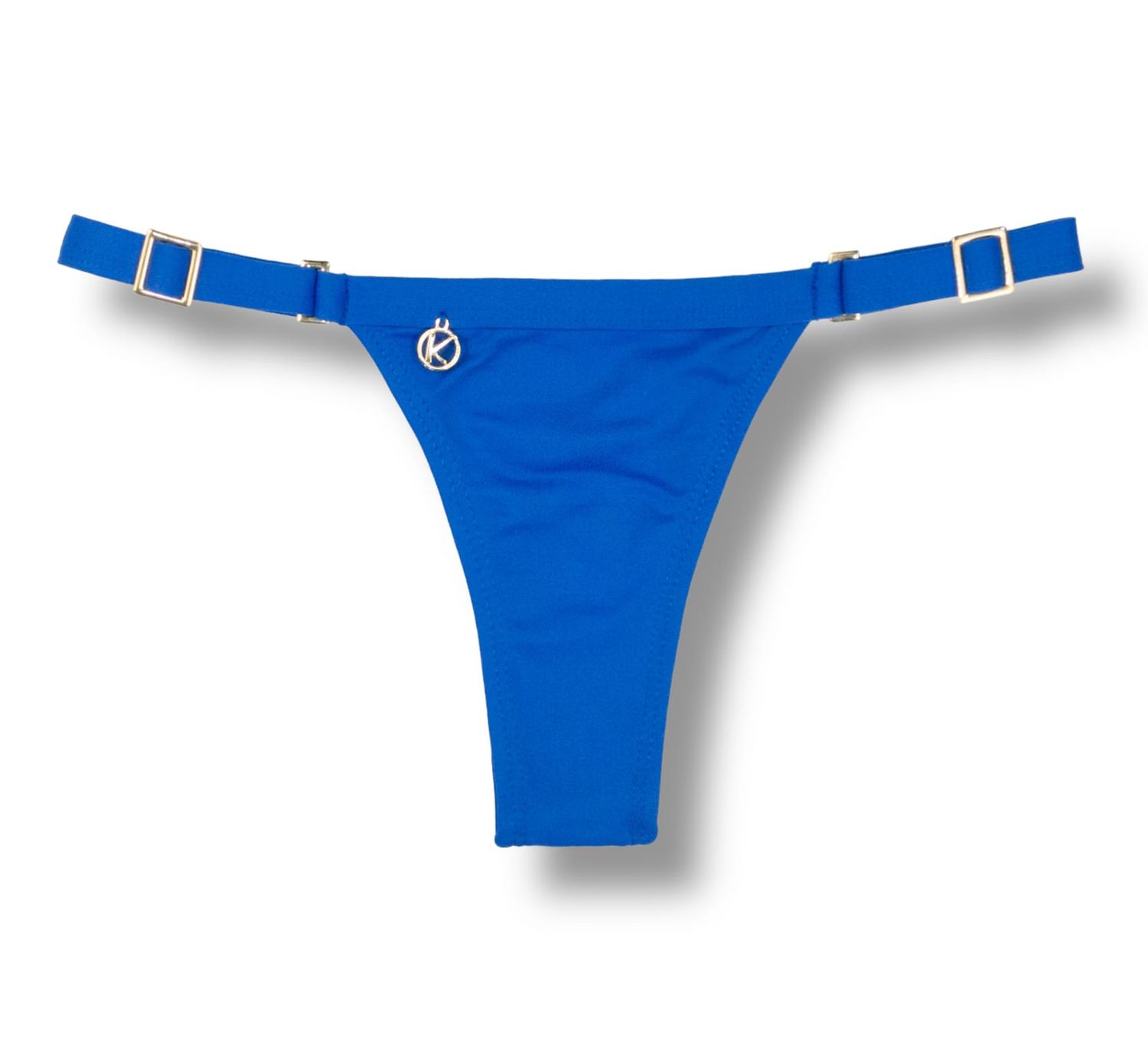 Fany Cobalt Blue Thong | Ribbon Mark