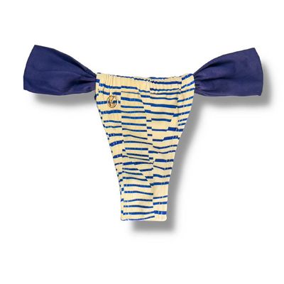 Gali Mareia with Blue Marine Thong | Adjustable Curtain