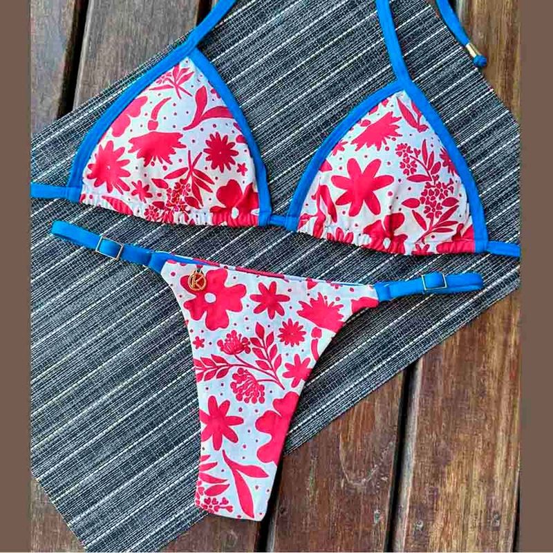 Scarlet Bikini Set  | Mara Top + Mia Thong