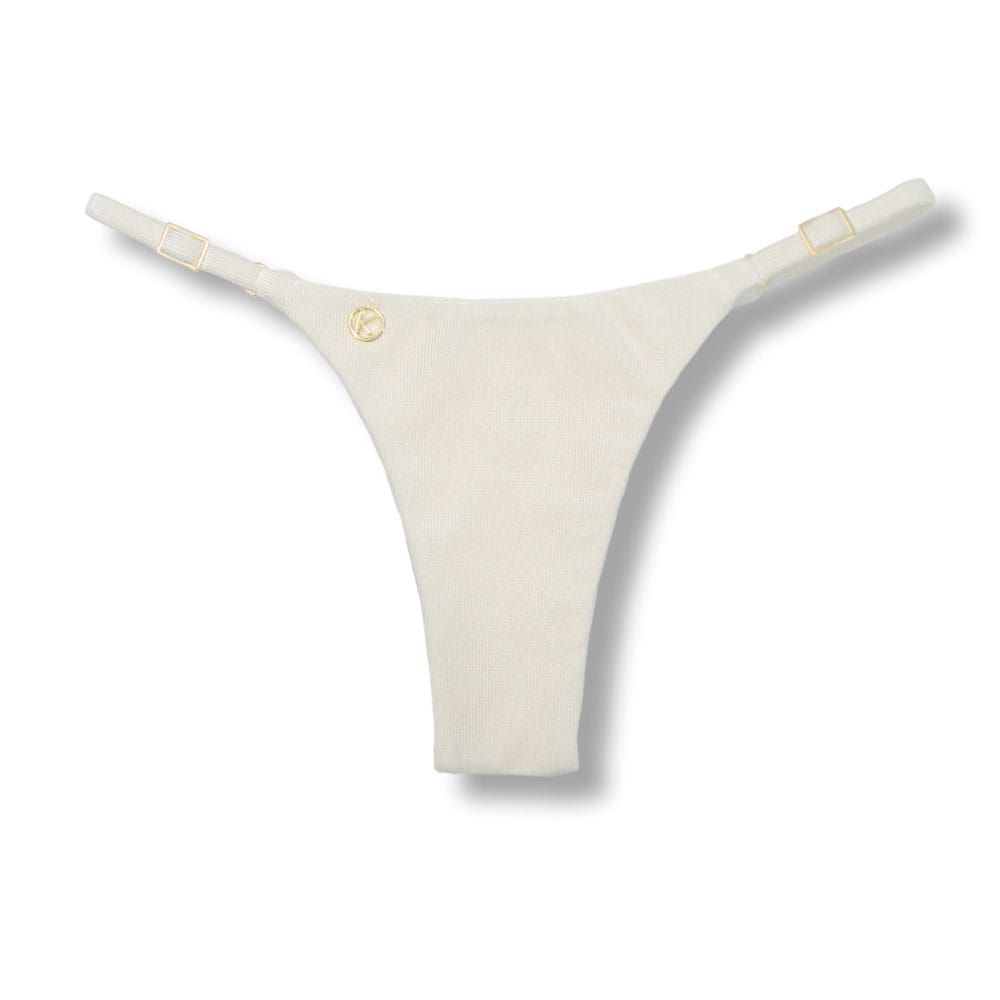 Mia Pearl Thong | Adjustable Thin Strap