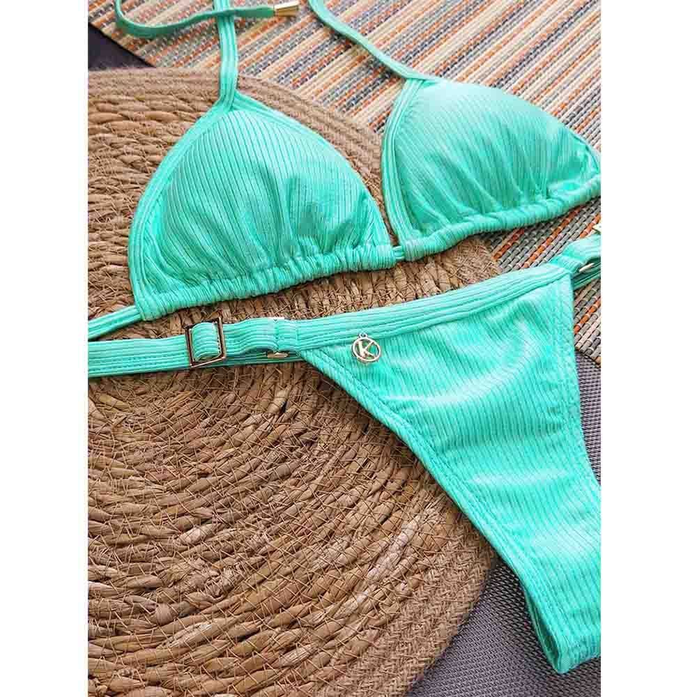 Tourmaline Bikini Set | Mara Top + Fany Thong