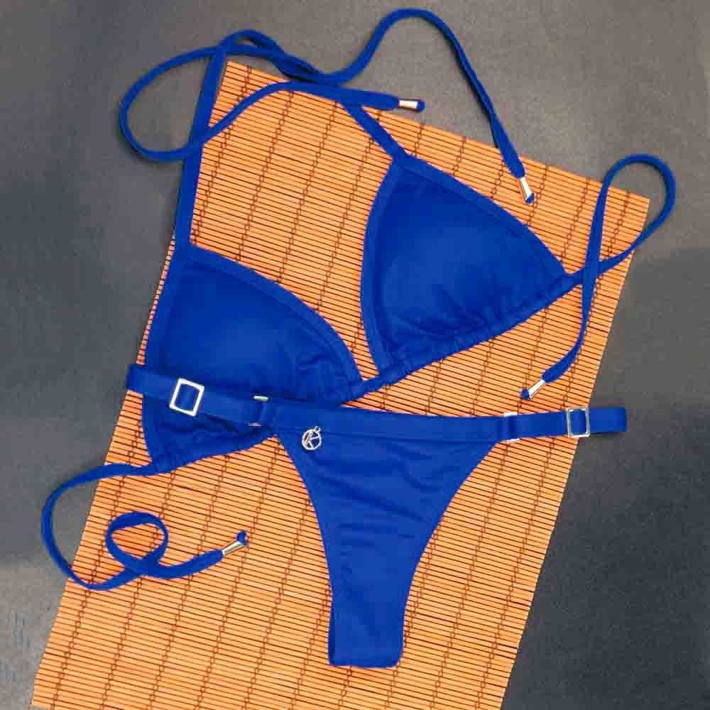 Cobalt Blue Bikini Set  | Mara Top + Fany Thong