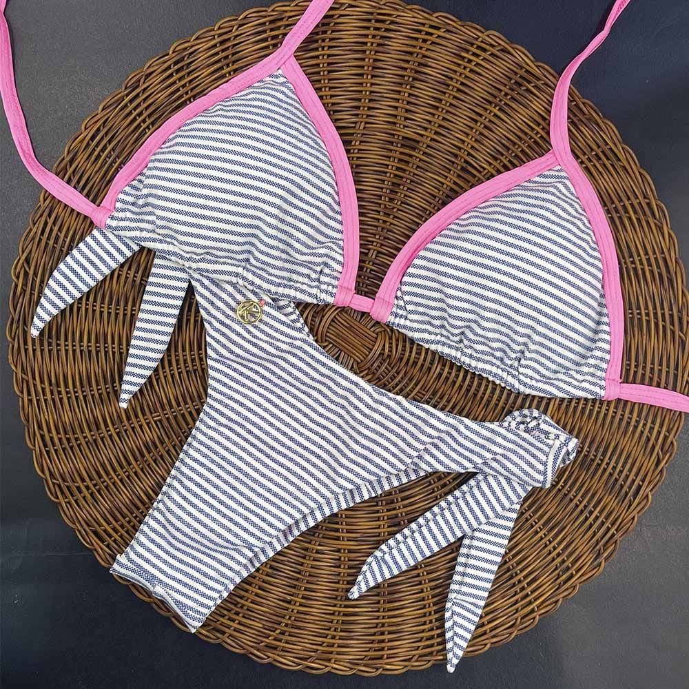 Denim Bikini Set | Top Mara  + Mora thong