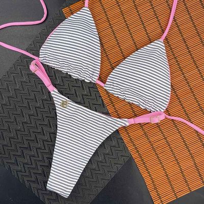 Denim Bikini Set | Lua Top + Mia Thong