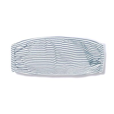 Denim Bandeau Top | Back Tie Closure