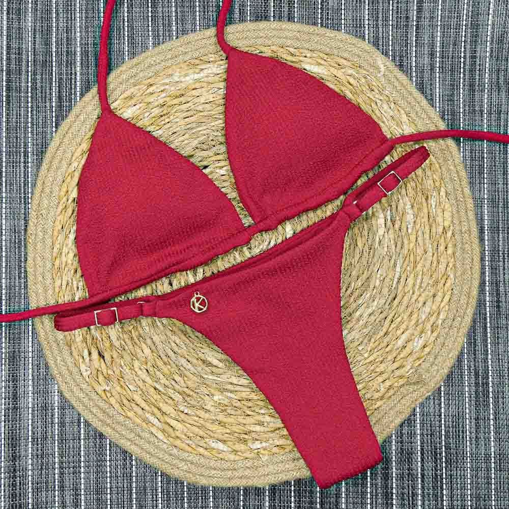 Zínia Bikini Set | Lua Top + Mia Thong