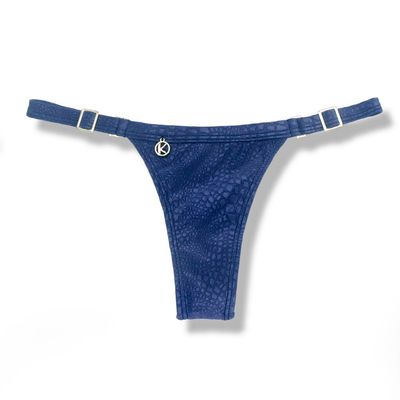 Tanga Fany Croco Marine | Marca de cinta
