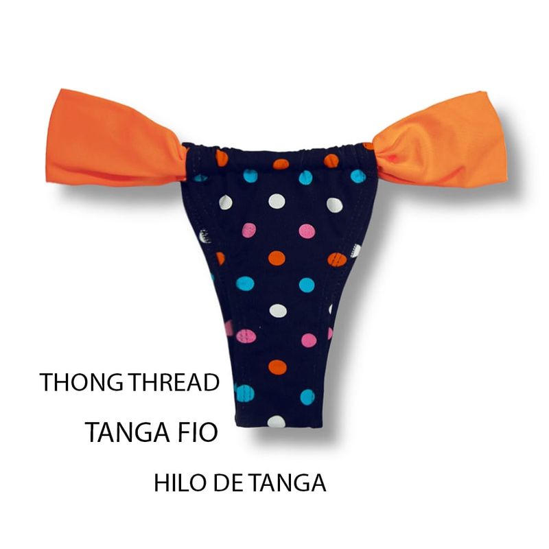 Slide Bikini Bottom | Poa Colore Print | Gali Tanga | KiniBi
